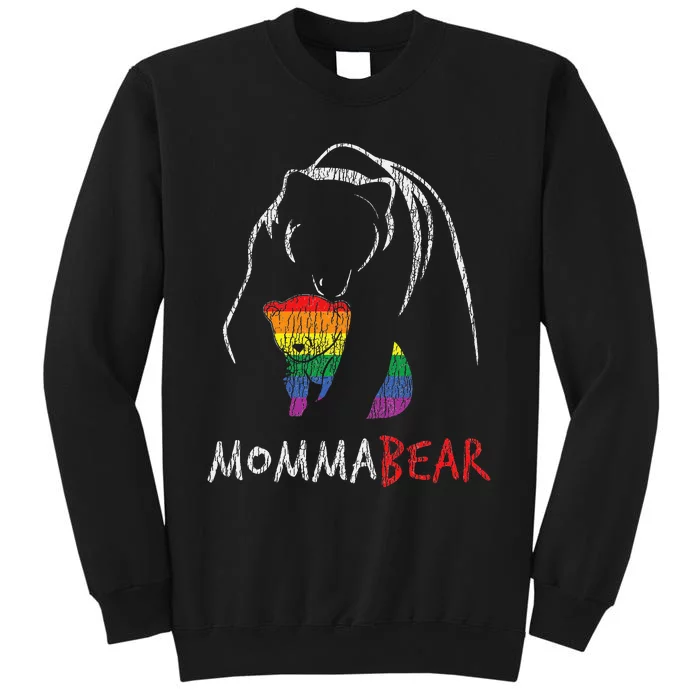 Mama Bear Hug Love Support Parent Pride Lgbt Tall Sweatshirt