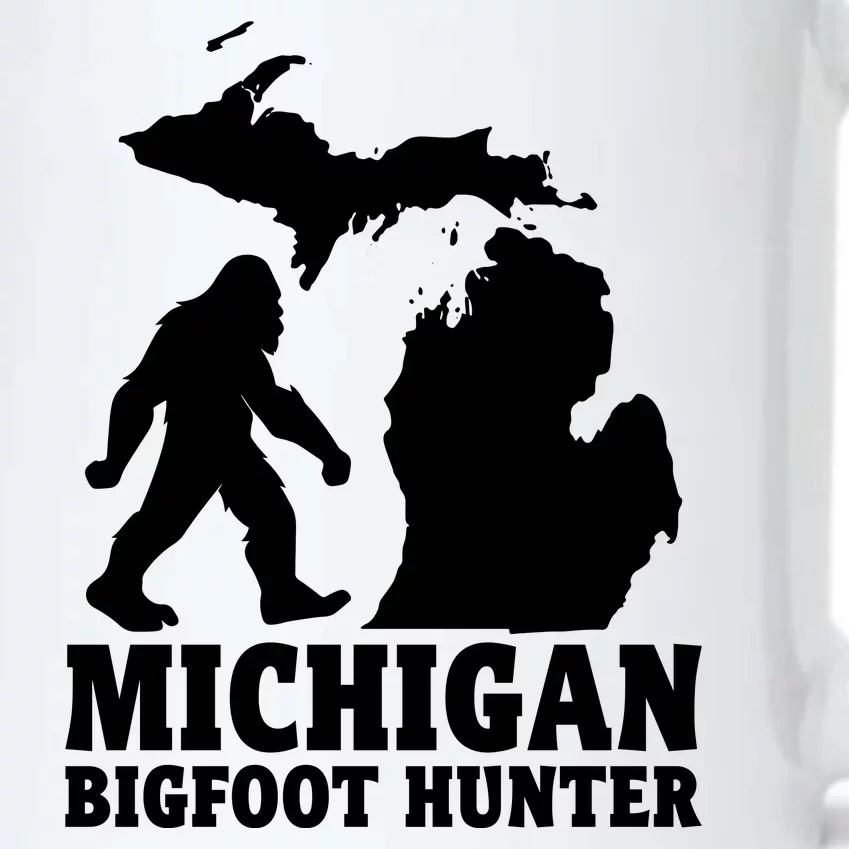 Michigan Bigfoot Hunter Black Color Changing Mug