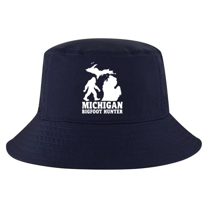 Michigan Bigfoot Hunter Cool Comfort Performance Bucket Hat