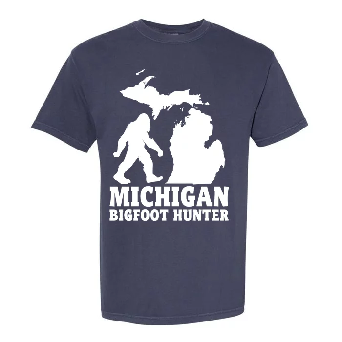 Michigan Bigfoot Hunter Garment-Dyed Heavyweight T-Shirt