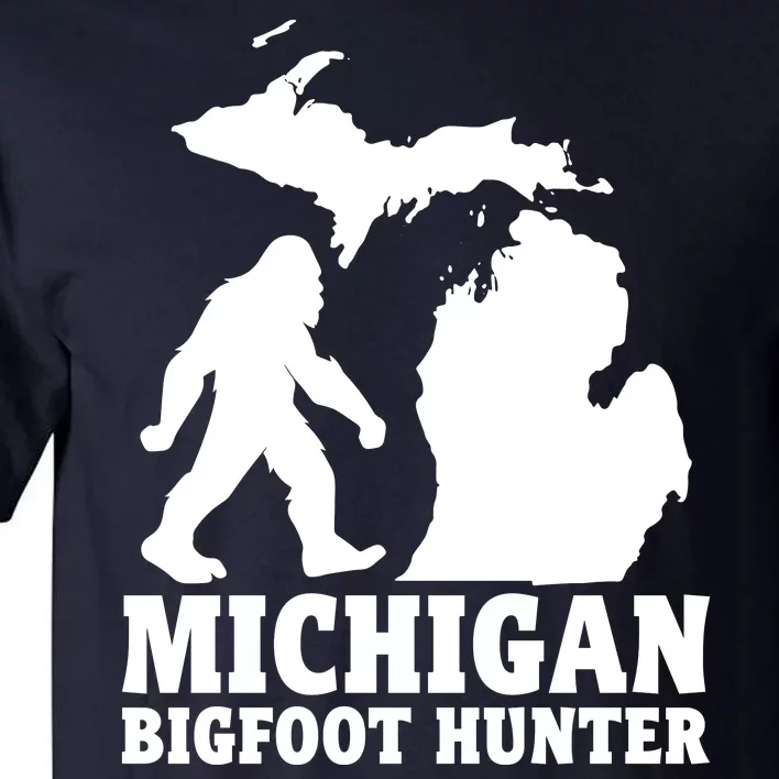 Michigan Bigfoot Hunter Tall T-Shirt