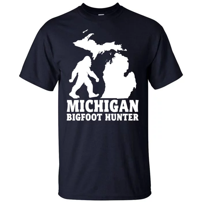 Michigan Bigfoot Hunter Tall T-Shirt