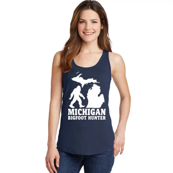 Michigan Bigfoot Hunter Ladies Essential Tank