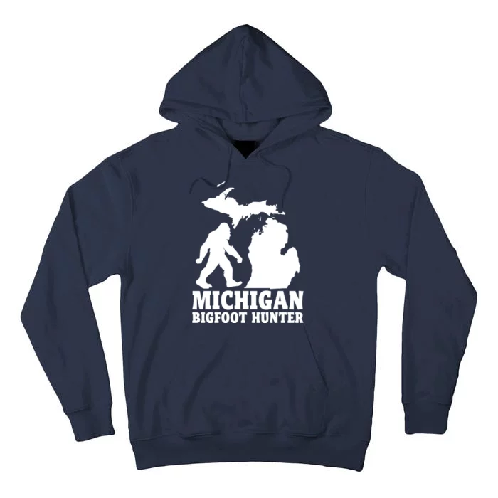 Michigan Bigfoot Hunter Tall Hoodie