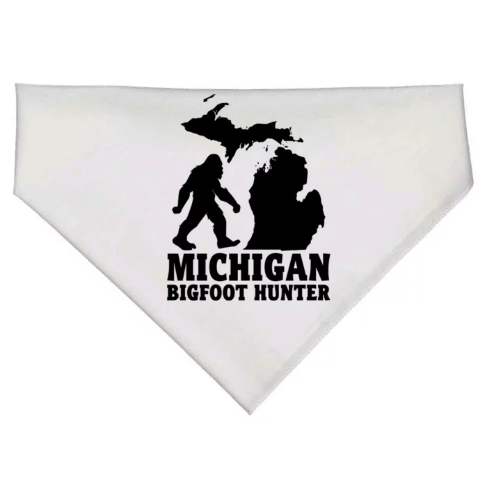 Michigan Bigfoot Hunter USA-Made Doggie Bandana