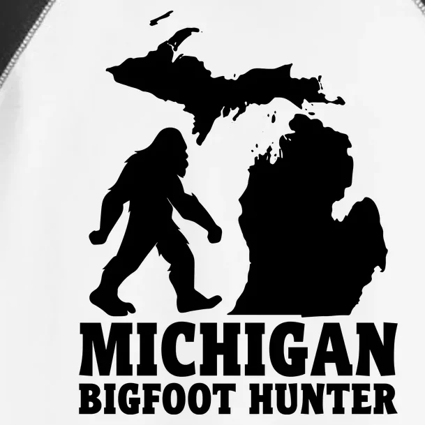 Michigan Bigfoot Hunter Toddler Fine Jersey T-Shirt