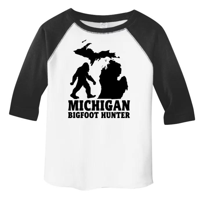 Michigan Bigfoot Hunter Toddler Fine Jersey T-Shirt