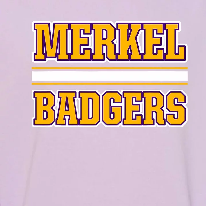 Merkel Badgers Horizontal Stripes Garment-Dyed Sweatshirt