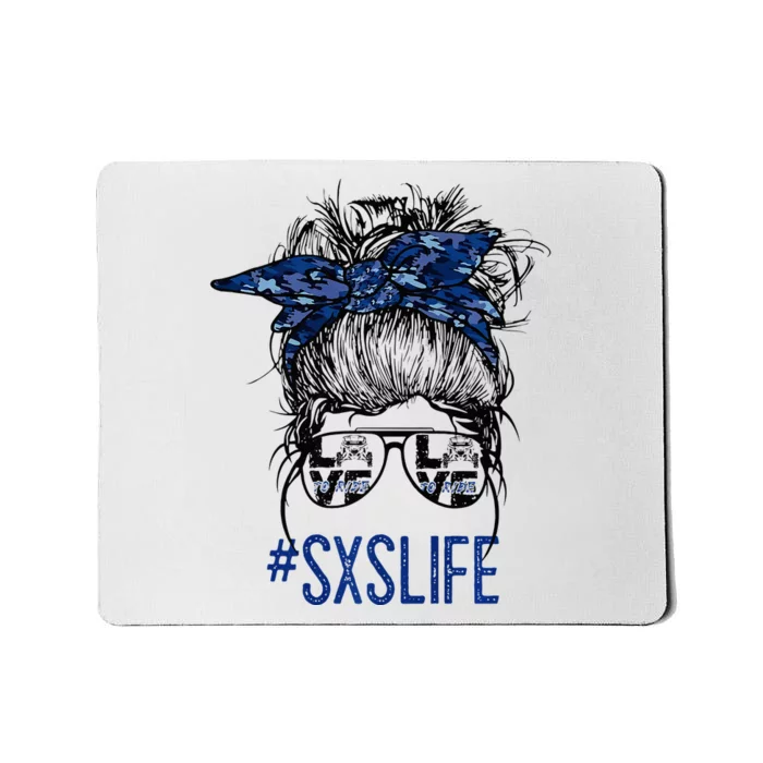 Messy Bun Hair SXS Life Side By Side Riders Girl Riding Gift Mousepad