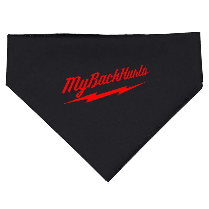 My Back Hurts USA-Made Doggie Bandana