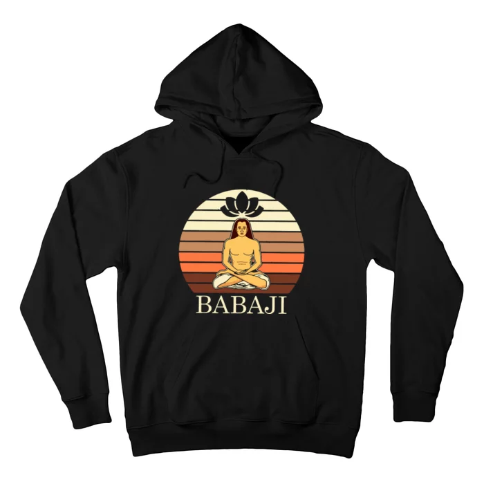 Mahavatar Babaji Hinduism Buddha Peace Master Fitness Poses Hoodie Hoodie