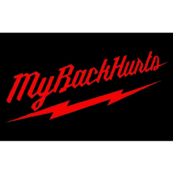 My Back Hurts Bumper Sticker