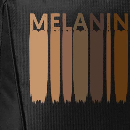 Melanin Black History Month Afrocentric Black Pride Cool Gift City Backpack