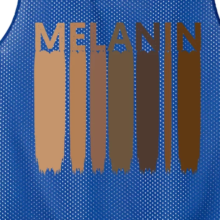 Melanin Black History Month Afrocentric Black Pride Cool Gift Mesh Reversible Basketball Jersey Tank