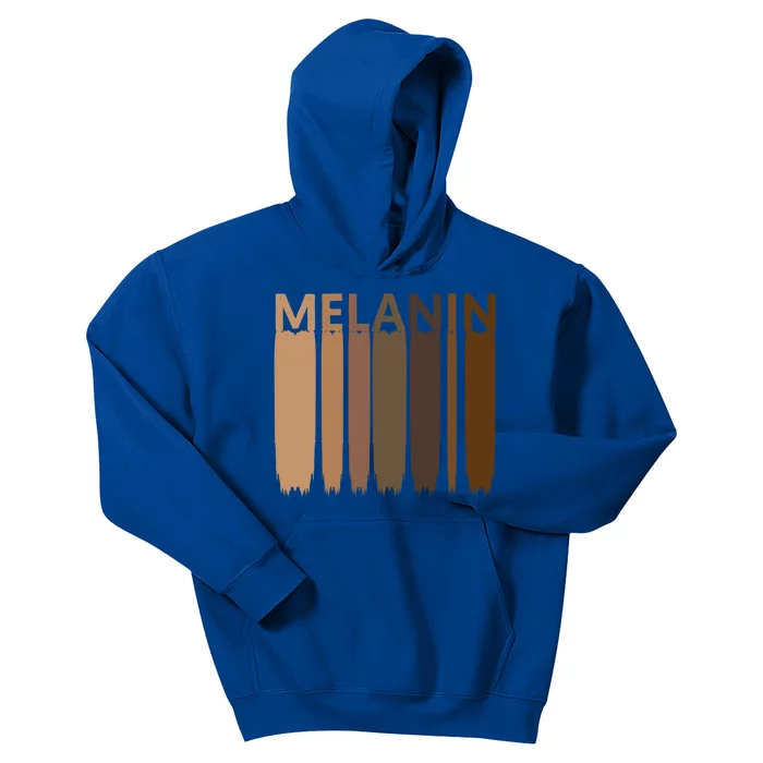 Melanin Black History Month Afrocentric Black Pride Cool Gift Kids Hoodie