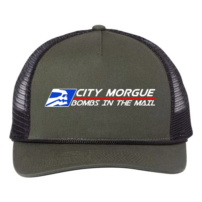 Morgue Bombs In The Mail Retro Rope Trucker Hat Cap