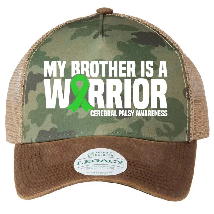 My Brother Is A Warrior Cerebral Palsy Awareness Gift Legacy Tie Dye Trucker Hat