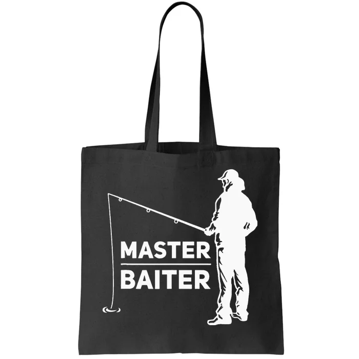 Master Baiter Tote Bag, Bass Fishing Tote Bag, Fishy Tote Bag