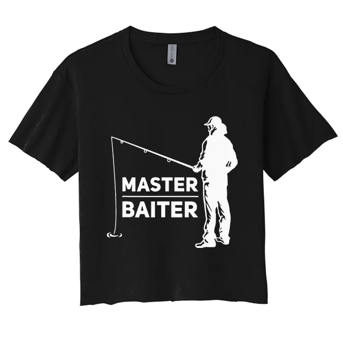  Womens Funny Fishing Shirt Master Baiter Always