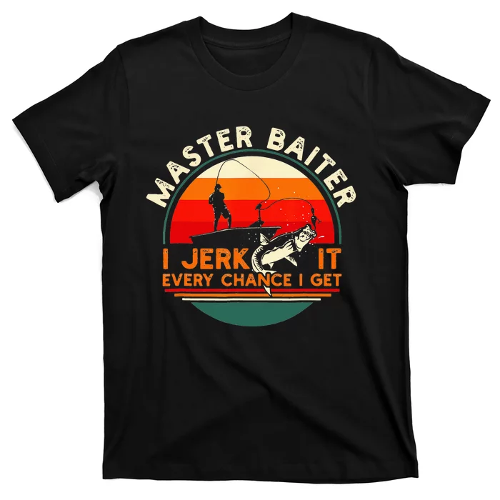 Master Baiter Fishing T-Shirt, S / Black