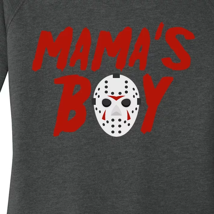 Mama´S Boy I Wish It Was Friday Halloween Women's Perfect Tri Tunic Long Sleeve Shirt