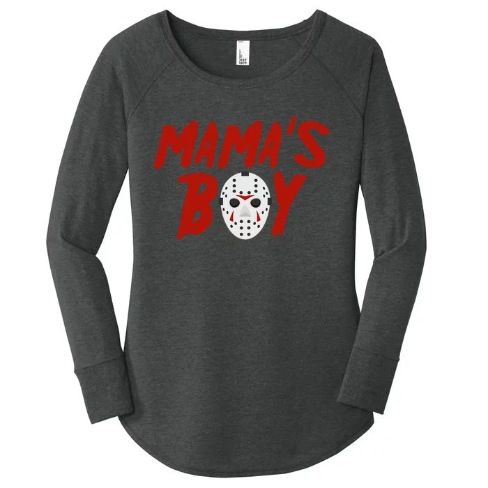 Mama´S Boy I Wish It Was Friday Halloween Women's Perfect Tri Tunic Long Sleeve Shirt