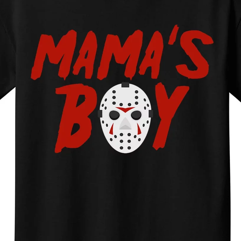 Mama´S Boy I Wish It Was Friday Halloween Kids T-Shirt