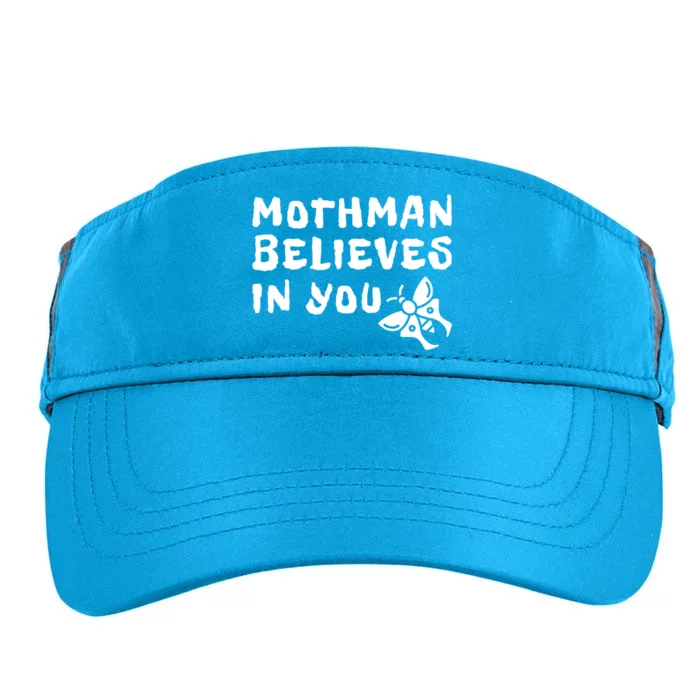 Moth Believes In You Paranormal Gift Adult Drive Performance Visor