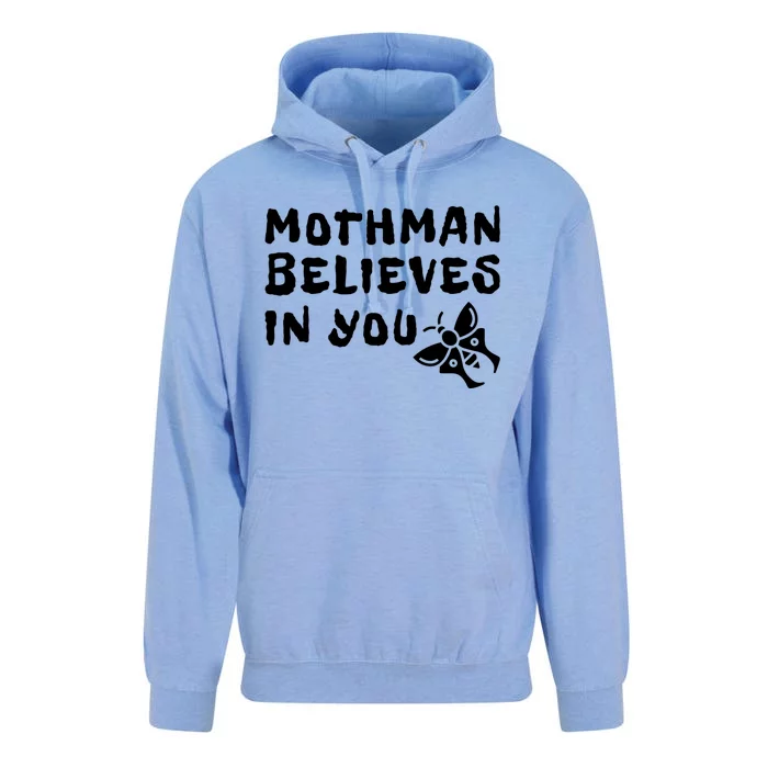 Moth Believes In You Paranormal Gift Unisex Surf Hoodie