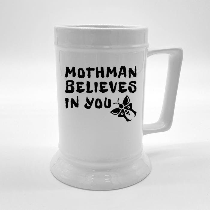 Moth Believes In You Paranormal Gift Front & Back Beer Stein