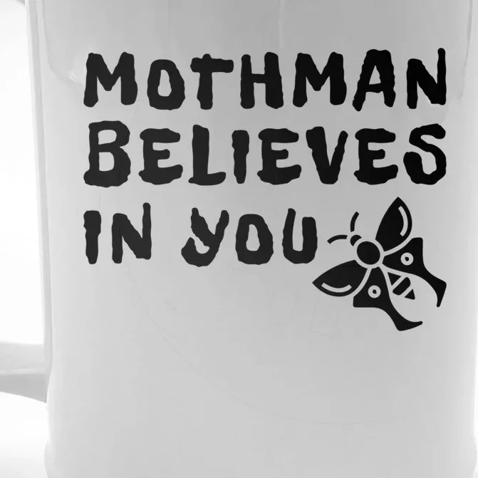 Moth Believes In You Paranormal Gift Front & Back Beer Stein