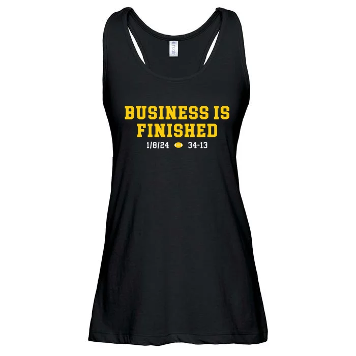 Michigan Business Is Finished Ladies Essential Flowy Tank