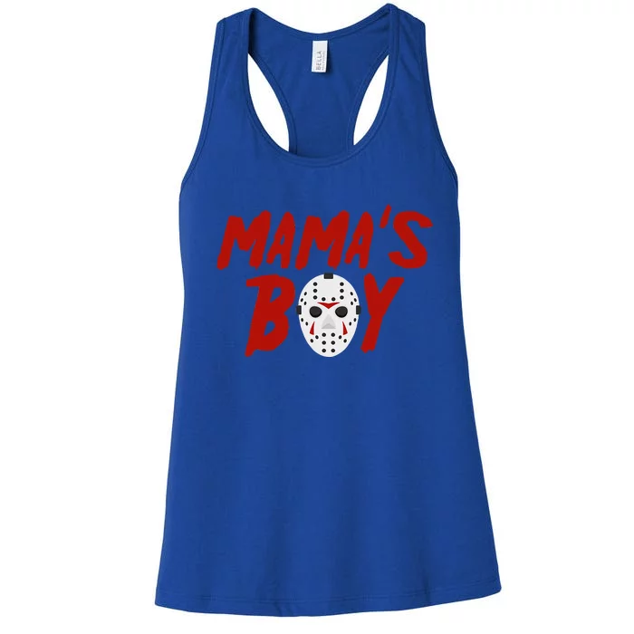 Mama´S Boy I Wish It Was Friday Halloween Women's Racerback Tank