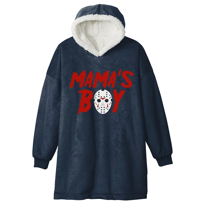 Mama´S Boy I Wish It Was Friday Halloween Hooded Wearable Blanket