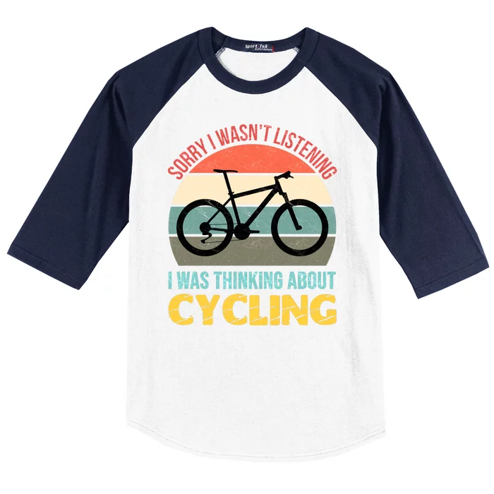 My Bicycle Is Calling And I Must Go Baseball Sleeve Shirt