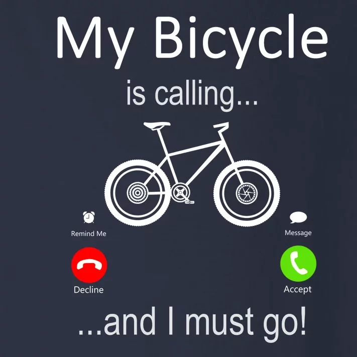 My Bicycle Is Calling And I Must Go Toddler Long Sleeve Shirt