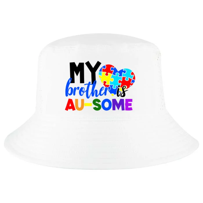 My Brother Is Ausome Autism Awareness Cool Comfort Performance Bucket Hat