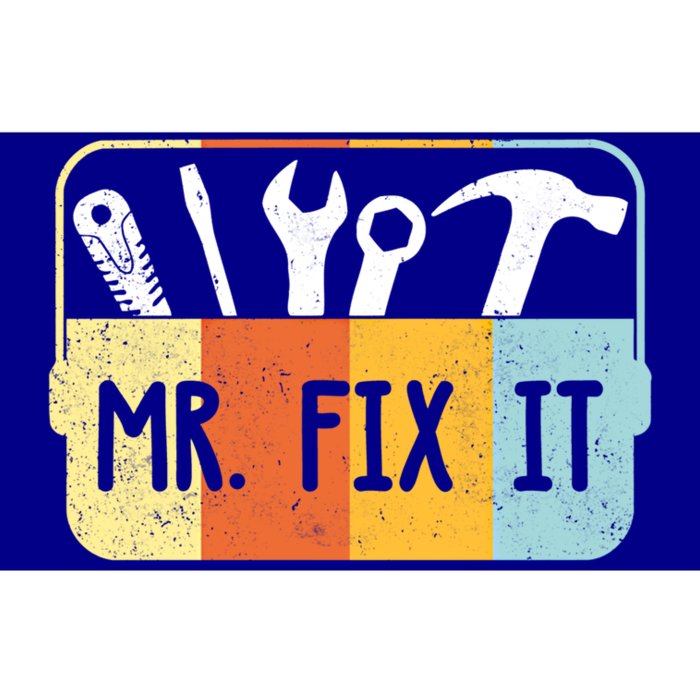 Mr Break It Mr Fix It Funny Dad And Son Matching Fathers Day Cool Gift Bumper Sticker