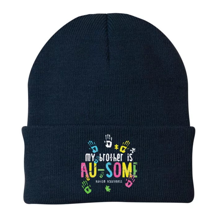 My Brother Is Ausome Autism Awareness Knit Cap Winter Beanie