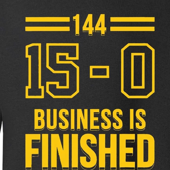 Michigan Business Is Finished 144 15 0 Toddler Sweatshirt