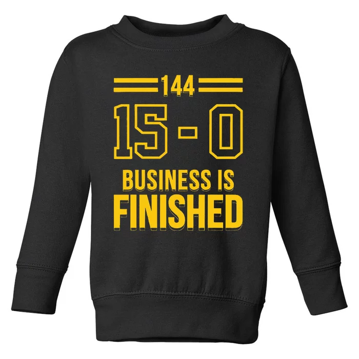 Michigan Business Is Finished 144 15 0 Toddler Sweatshirt