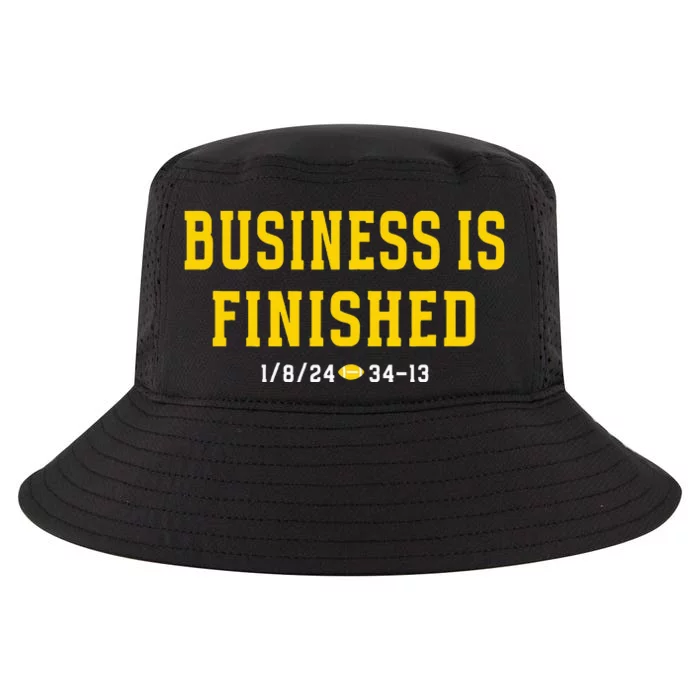 Michigan Business Is Finished 1 8 24 34 13 Cool Comfort Performance Bucket Hat