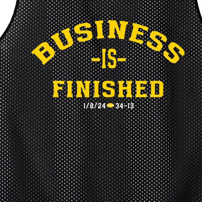 Michigan Business Is Finished 1 8 24 34 13 Mesh Reversible Basketball Jersey Tank