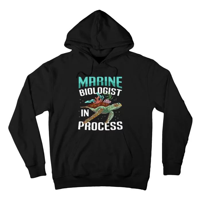 Marine Biologist In Process Marine Biology Hoodie