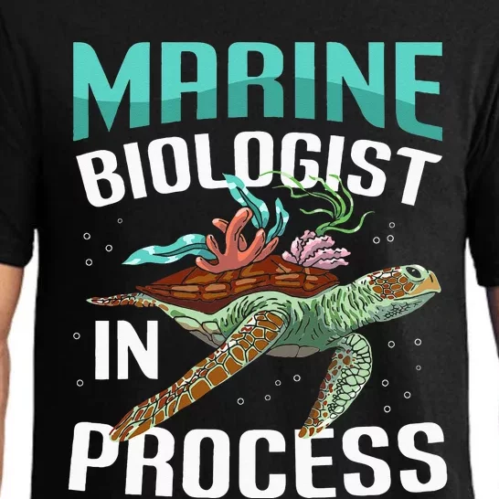 Marine Biologist In Process Marine Biology Pajama Set