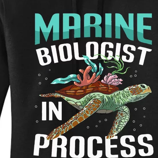 Marine Biologist In Process Marine Biology Women's Pullover Hoodie