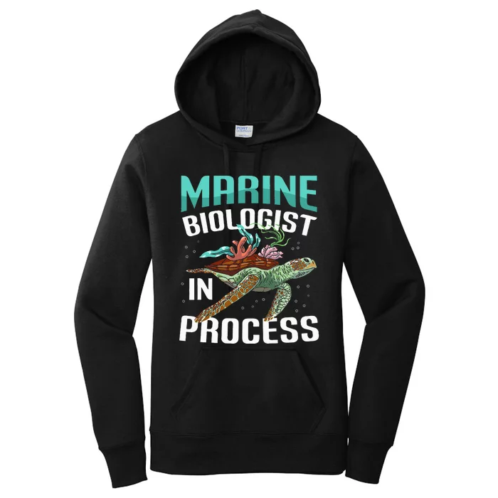 Marine Biologist In Process Marine Biology Women's Pullover Hoodie