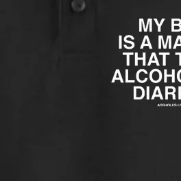 My Body Is A Machine That Turns Alcohol Into Diarrhea Assholes Live Forever Dry Zone Grid Performance Polo