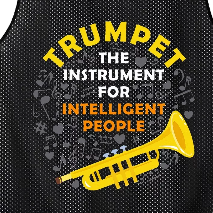 Marching Band Jazz Trumpet Brass Player Humor Mesh Reversible Basketball Jersey Tank