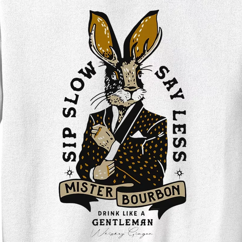 Mister Bourbon Jackalope Drink Like A Gentleman Sip Slow Sweatshirt